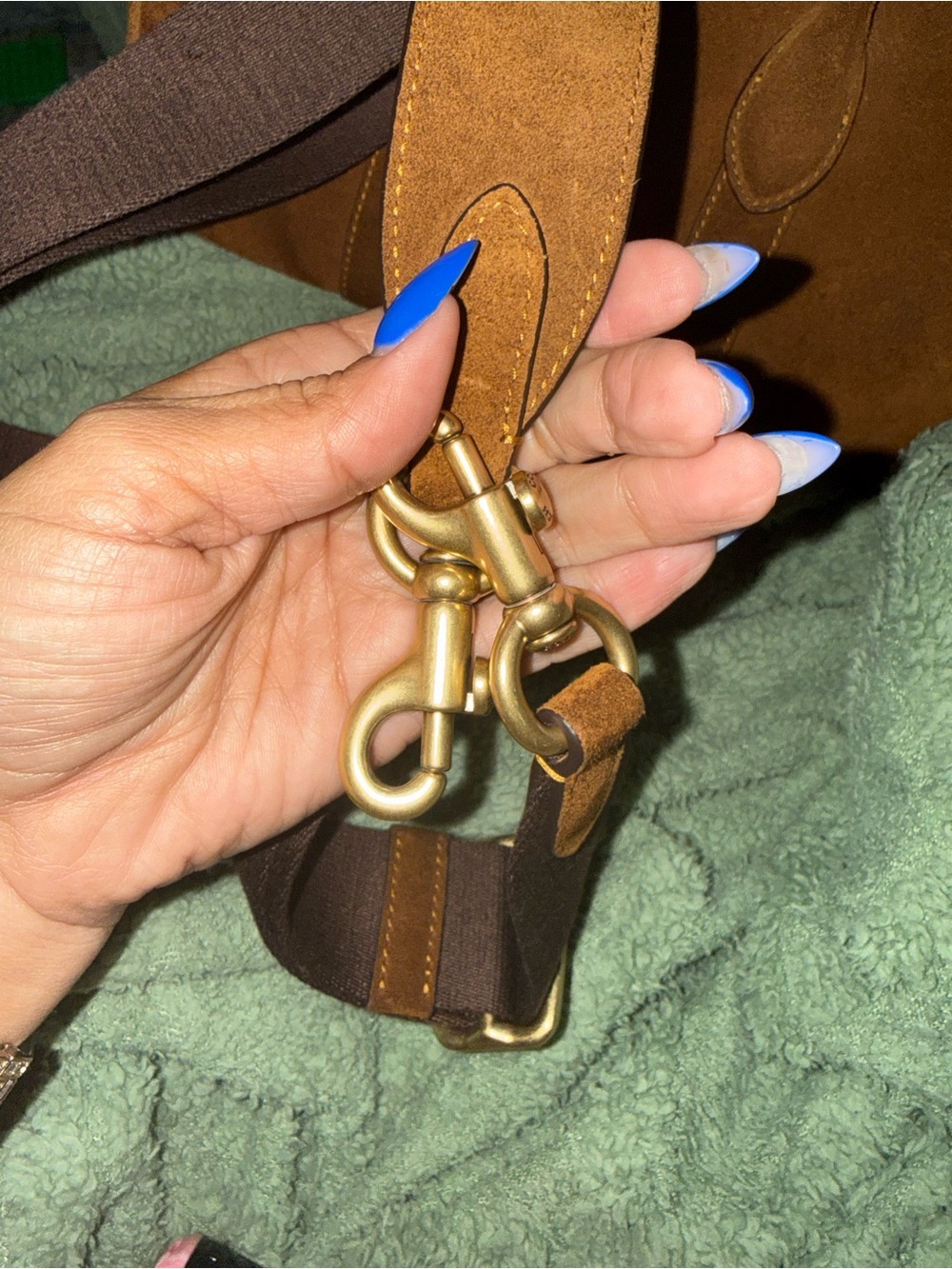 Coach Compass 25 Suede with Removable Strap - Picture 7 of 7